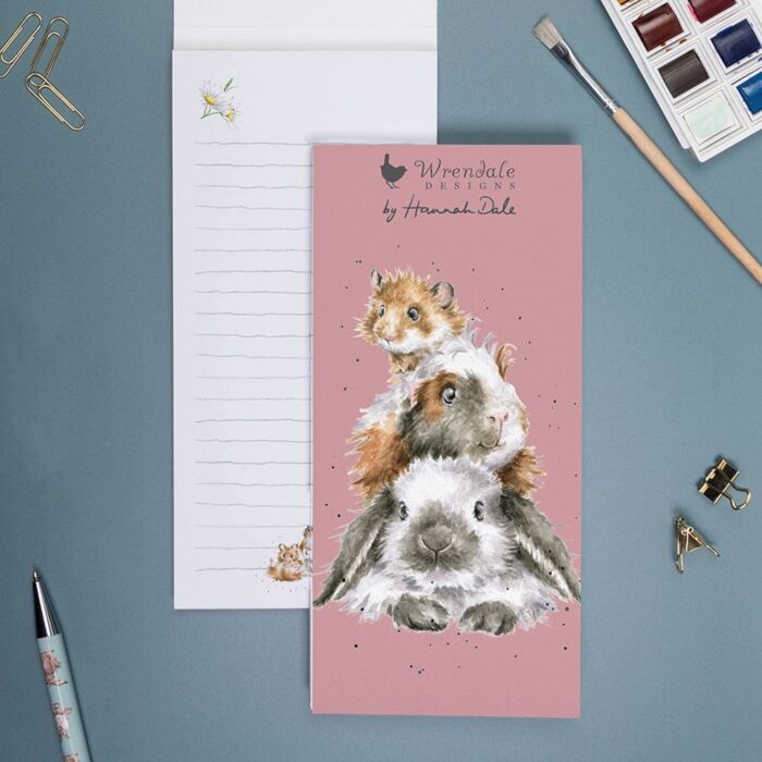 Wrendale Designs "Piggy in the Middle" Guinea Pig and Rabbit Shopping Pad